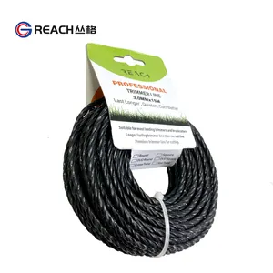 Ferramentas para jardim, cortador de grama de nylon para cabeça, linha de aparador, 3.0mm, torção cruzada, linha de aparador, venda imperdível