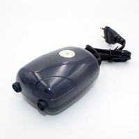 Pompe à air silencieuse pour aquarium, aérateur pour petit aquarium 3W/5W pour eau douce et eau salée, pompe à oxygène à faible bruit