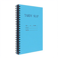 Dunzoom 1 Paquete de Libretas Tardy Slip Book sin Carbón, Duplicados, 3.5x4.3 Pulgadas, para Uso Escolar, Estudiantes con Retrasos, Fácil Extracción, Plegables y Desprendibles