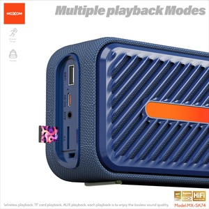 Xách tay chuyên nghiệp không dây ngoài trời đèn LED loa không dây TWS Stereo loa. Led điều khiển toàn dải - Product Image 6