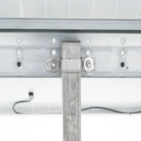 Hochwertige Bodenmontage-Aluminium-Solarstruktur mit Erdschraubpfahl