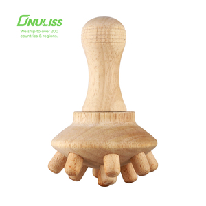 Anti-Zellulitis-Maderotherapie Lymphdrainage hölzernes pilzförmiges Massagegerät manuelles Holztherapie-Massagegerät - Product Image 4