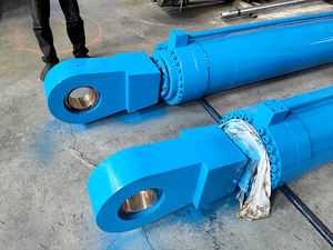 กระบอกไฮดรอลิกแบบสองจังหวะ กระบอกไฮดรอลิกขนาดใหญ่สำหรับเรือบรรทุกสิ่งของขนาดใหญ่ สำหรับเครื่องจักรทางทะเล - Product Image 3