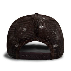 Casquettes de camionneur en maille avec devant en mousse |   Chapeaux Décontractés pour Voyages en Voiture avec Broderie Décorative de Cordes, Lettres et Épis de Blé, Vente en Gros - Product Image 6