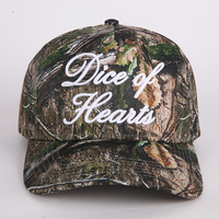 Gorra de Béisbol Verde de Alta Calidad con Bordado 3D, Impresión por Sublimación, Diseño de Camuflaje RealTree, Personalizable