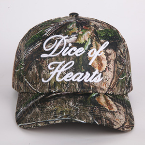 Topi bisbol bordir 3d hijau kualitas tinggi topi Baseball cetakan khusus sublimasi kasual topi bisbol kamuflase pohon asli - Product Image 2