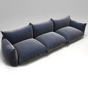 Sofá blanco <span class=keywords><strong>de</strong></span> doble combinación para sala <span class=keywords><strong>de</strong></span> estar, moderno y contraído, familia pequeña <span class=keywords><strong>de</strong></span> Europa del Norte, tela <span class=keywords><strong>de</strong></span> <span class=keywords><strong>Ciencia</strong></span> y Tecnología - Product Image 4