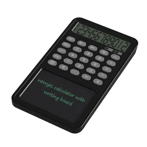 Newyes notepad calculadora portátil, tamanho de bolso, calculadora elétrica com almofada de escrita