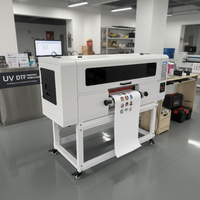 Printer Label UV DTF Roll to Roll Inkjet A3 30CM 4 Head Xp600 Hybrid F1080A1 Tube Printer