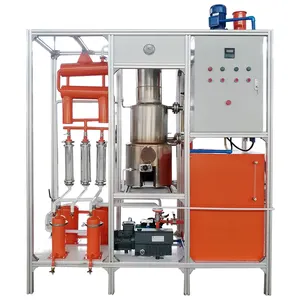 Small refining equipment for experimental waste oil conversion into gasoline and diesel base oil