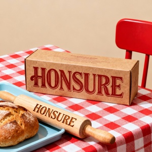 กล่องใส่ขนมปังพิซซ่าขนมปังแผ่นใหญ่แบบใช้แล้วทิ้งพร้อมแผ่นฟอยล์สีทองและพิมพ์ลายนูนพร้อมโลโก้ - Product Image 6