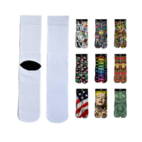 Chaussettes personnalisées à gros imprimé 3d, tube personnalisable avec votre propre photo