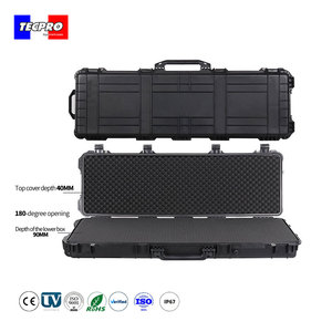अनुकूलित पेशेवर ip 67 वाटरप्रूफ बंदूक सुरक्षात्मक मामले प्लास्टिक उपकरण फोम के साथ हार्ड पीपी मामला - Product Image 1