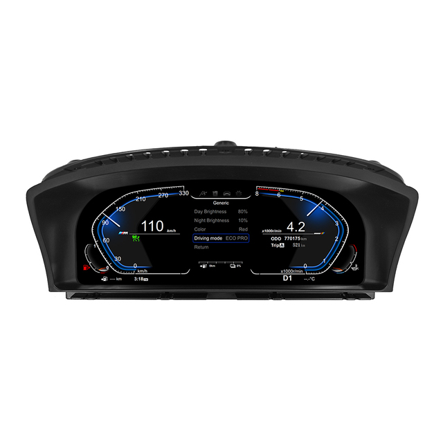 12.3 Inch Auto Lcd Dashboard Panel  for BMW 7 Series E65 E66 2004-2008 Years Digitale Cluster Instrument Display Snelheidsmeter