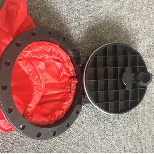 Couvercle de trappe de kayak Abs, rond de 8 pouces, résistant à l'eau, pour accessoires de canoë et de kayak - Product Image 2