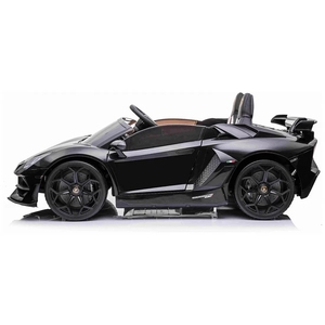 2 posti 24V auto Ride-on a batteria con telecomando 2.4G di colore nero per bambini 2-4 <span class=keywords><strong>anni</strong></span> per bambini 5-7 <span class=keywords><strong>anni</strong></span> - Product Image 2