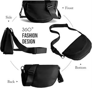 Hot Selling Custom <b>Crossbody</b> <b>Bag</b> for Women Casual Polyester Travel s Mens with logo - Product Image 4