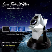 Proyektor Langit Berbintang Laser RGB Baru dengan Lampu Galaksi Plafon Berputar untuk Kamar Tidur, Ruang Sensorik, Pencahayaan Relaksasi