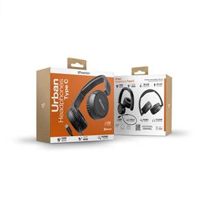 Auriculares Urban Type C con DAC integrado y graves profundos / Controladores de 40 mm / Plegables / Ligeros / Conexión digital USB-C - Product Image 5