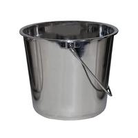 Cubos de Acero Inoxidable de 10L de Capacidad, Duraderos, Impermeables, Ecológicos, Portátiles, Ligeros, con Tapa de Acabado Espejo, de la Mejor Calidad y Económicos