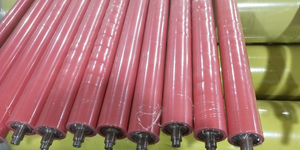 Roller Berlapis Karet Pemasok Berkualitas Tinggi Roller Konveyor Karet Roller Karet Poliuretan - Product Image 2