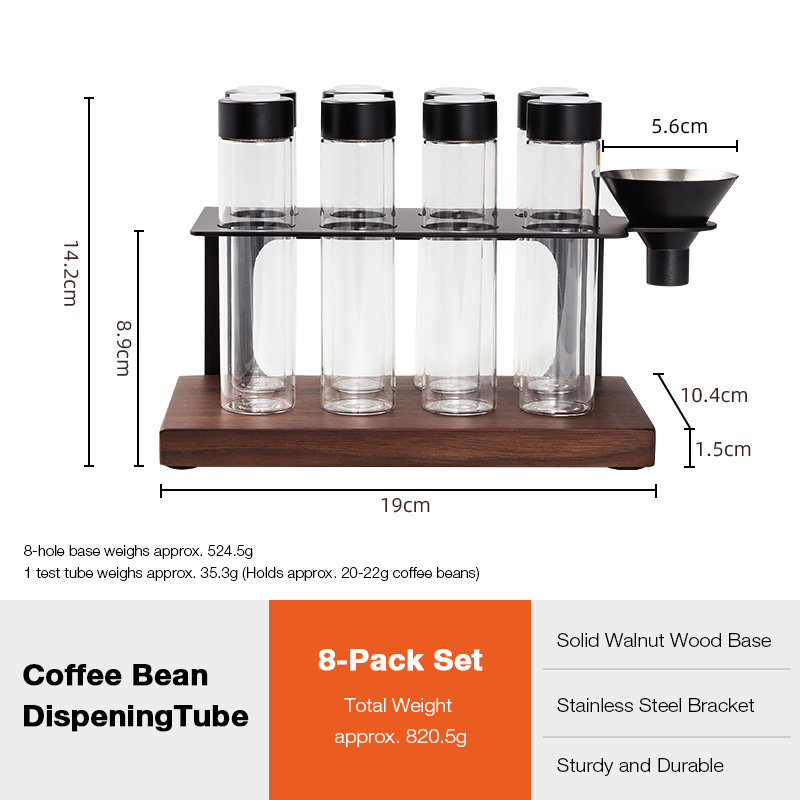 8pcs Single Dose Wood Stand