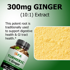 Wholesale Dietary <b>Supplement</b> Turmeric Ginger Tablets with Black Pepper Extract Supports Joint Digestion Cellular Defense Tablet - Product Image 3