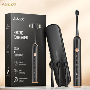 Cepillos de Dientes de Marca Propia AUZZO, Cepillo de Dientes Eléctrico Sónico Recargable, Cepillo de Dientes Eléctrico Inteligente para Adultos, Blanqueador - Product Image 1