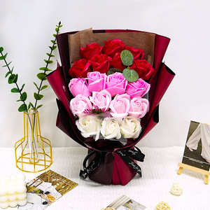 Coffret <span class=keywords><strong>cadeau</strong></span> créatif de luxe <span class=keywords><strong>pour</strong></span> la Saint-Valentin 18 fleurs de savon artificielles Coffret <span class=keywords><strong>cadeau</strong></span> d'<span class=keywords><strong>anniversaire</strong></span> <span class=keywords><strong>pour</strong></span> la fête des mères Fleurs de rose - Product Image 5