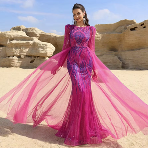 chinese dress ladies Frill Of You Pink Long Sleeve Frilled Wrap Style Dress