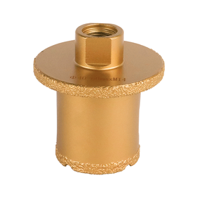 Foret diamant M14 brasé sous vide Golden Shark 40mm 60mm ouvre-trou de <span class=keywords><strong>bassin</strong></span>/évier - Product Image 2