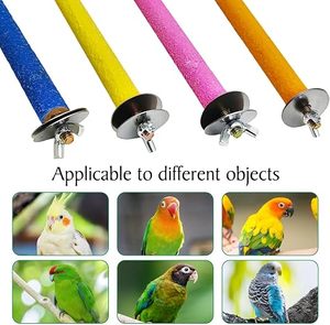 Juguete para Aves con Barra de Madera Resistente al Desgaste para Limpiar los Dientes y Afilar las Garras, para Loros, Periquitos y Más - Product Image 6