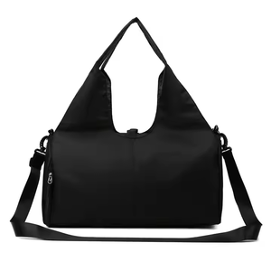 Bolso de Gimnasio de Nailon para Deportes al Aire Libre para Hombres y Mujeres, Bolsa de Mano de Viaje para Entrenamiento de Yoga y Fitness con Compartimento para Zapatos - Product Image 4