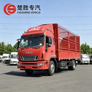 Nouveau Prix Usine Camion de Transport JAC 4x2 8 Tonnes avec Caisse Clôturée Diesel à Vendre et pour le Transport - Product Image 1