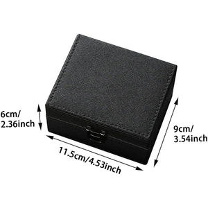 Boîte à clés de blocage de signal boîte de Faraday étui de rangement de bloqueur de Signal antivol en cuir PU pour porte-clés de <span class=keywords><strong>voiture</strong></span> - Product Image 2