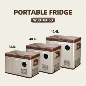 Alpicool Réfrigérateur de voiture à double zone W38 DC Compresseur Réfrigérateur de voiture portable Refroidissement efficace Petit congélateur pour voiture Camion Camping - Product Image 3