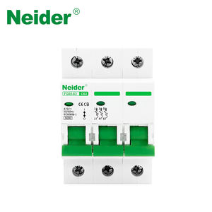 Neider AC Electric C6 <span class=keywords><strong>C20</strong></span> C30 C32 C45 C63 Mini 6kA MCB 10A 32A 63A 5 32 Amp Monofásico 1 <span class=keywords><strong>2</strong></span> 3 4 Polos Disyuntor en miniatura - Product Image 4