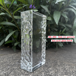 Bloc de cristal solide 10*10*5cm K9 personnalisé 3D Laser intérieur/extérieur cloison murale <span class=keywords><strong>couleur</strong></span> naturelle <span class=keywords><strong>brique</strong></span> de verre teinté pour hôtels - Product Image 2