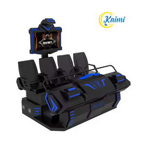 Kaimi Arcade VR Trademill Immersive Park, <span class=keywords><strong>simulateur</strong></span> de réalité virtuelle 9D à 4 places, chariot, design de <span class=keywords><strong>navire</strong></span>, animatronique, métal, intérieur - Product Image 4