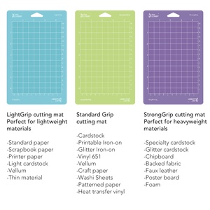 Diylobby Vert Standardgrip Craft Mini <span class=keywords><strong>Tapis</strong></span> <span class=keywords><strong>de</strong></span> Coupe pour <span class=keywords><strong>Cricut</strong></span> <span class=keywords><strong>Joy</strong></span> 4.5x6.5 inch 3 Pack <span class=keywords><strong>Tapis</strong></span> <span class=keywords><strong>de</strong></span> Coupe - Product Image 4