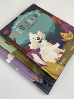 Impression colorée de livres à couverture rigide pour enfants d'outre-mer bon marché
