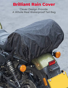 Muestra Gratuita, Bolsa Impermeable para Colgar en Bicicleta o Motocicleta, de Gran Capacidad (40L), para Viajes, Almacenamiento en Seco, Bolsa Trasera para Ciclismo - Product Image 2