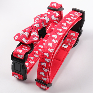 Collar para Perros de Color Amarillo con Logotipo Personalizado para Mascotas, Collar de Neopreno y Poliéster para Sublimación, Collar en Blanco para Perros Pequeños y Gatos - Product Image 3