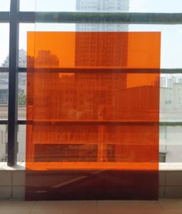 OD7+ Blue Laser Protective <b>Window</b> <b>Panel</b> for Laser Equipment Eye Protection 10x10cm - Product Image 3