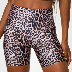 Impresión Digital de <span class=keywords><strong>no</strong></span> ver a través de leopardo deporte biker shorts - Product Image 2