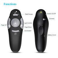 Télécommande Powerpoint 2.4g, Pointeur Laser, présentateur Powerpoint sans fil