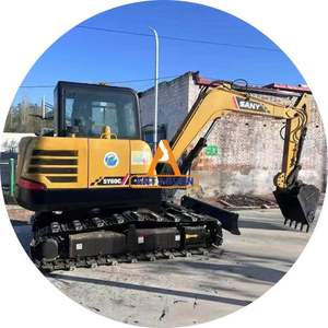 90% nouvelle pelle Sany60C d'occasion pelle hydraulique sur chenilles Sany60 en bon état 6 tonnes petite pelle SY60C fabriquée en Chine - Product Image 1