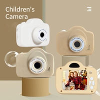 Caméra pour enfants avec objectif simple/double en option, caméscope jouet de marque OEM, selfie, zoom numérique 1080P/720P, lumière d'appoint, MP3 amusant
