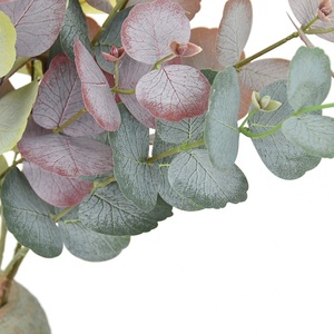 Tallos <span class=keywords><strong>de</strong></span> Eucalipto Artificiales, Hojas <span class=keywords><strong>de</strong></span> Dólar Plateado Realistas para Decoración del Hogar y Bodas - Product Image 2