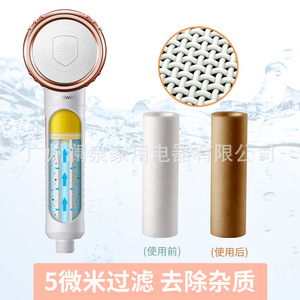 Dual Stage <b>Shower</b> <b>Filter</b> With Vitamin C And Orange Fragrance <b>For</b> Skin And <b>Hair</b> Care - Product Image 3